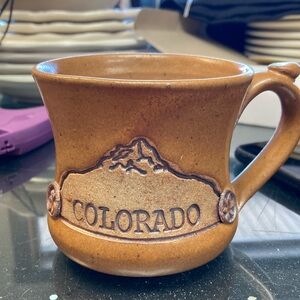 Rare Unique Colorado Pottery Mug